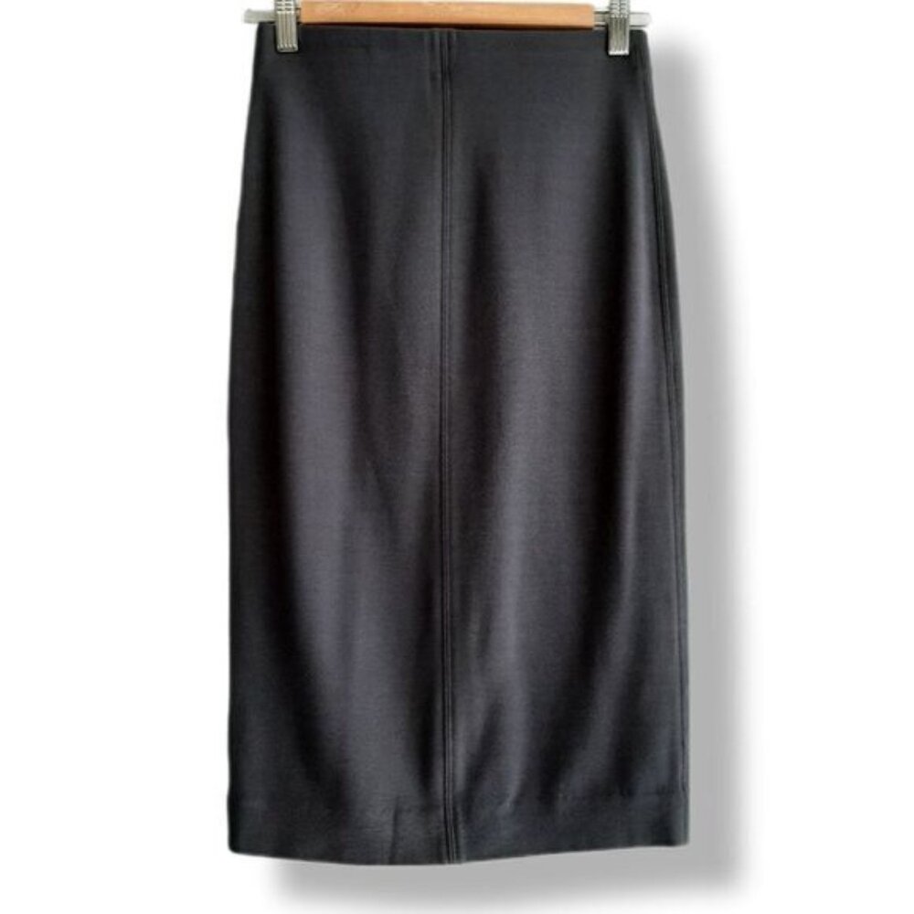 WILFRED / Aritzia Lis Pencil Midi Skirt Solid Grey Sz S Flawed